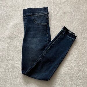 SPANX Pull-on Distress Denim Jeans